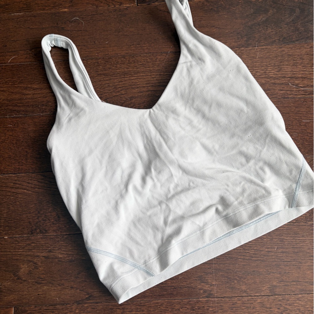 lululemon athletica White Crop Top